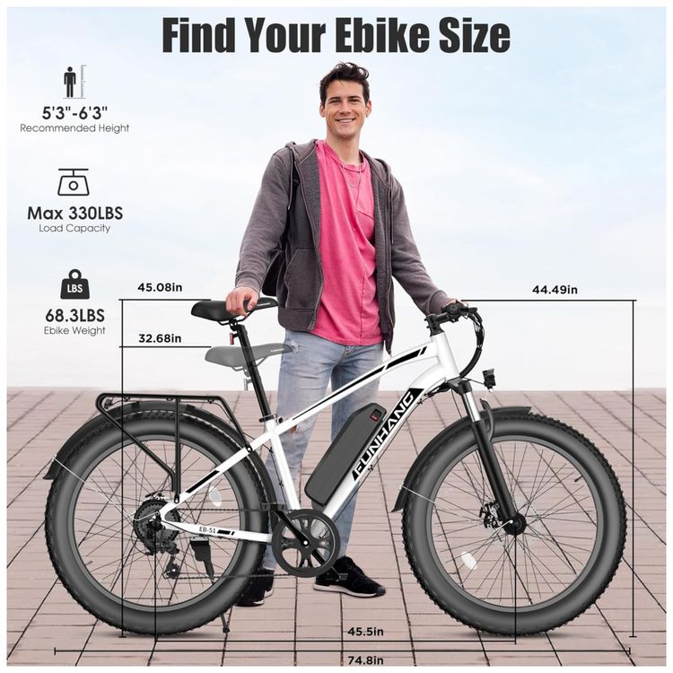 Bicicleta-Eletrica-para-Adultos-Funhang-EBike-Peak-1000W-Imagem-6