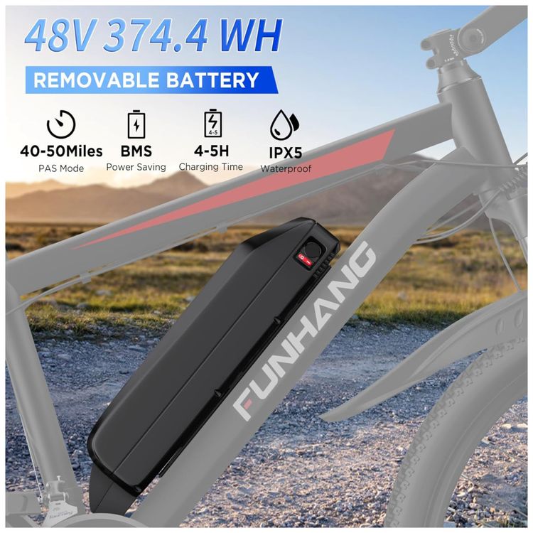 Bicicleta-Eletrica-para-Adultos-Funhang-26-Polegadas-Imagem-2