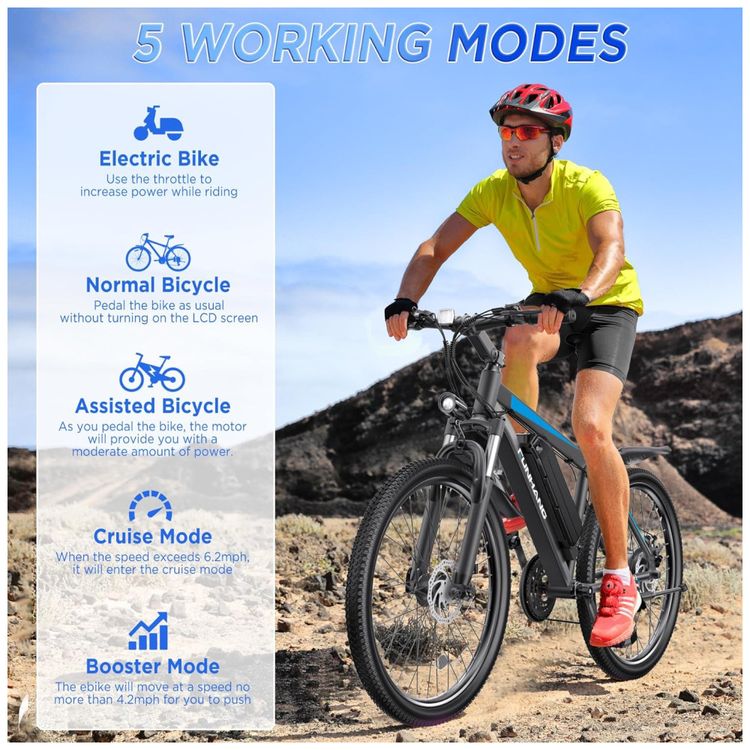 Bicicleta-Eletrica-para-Adultos-Funhang-26-Polegadas-1000W-Imagem-5