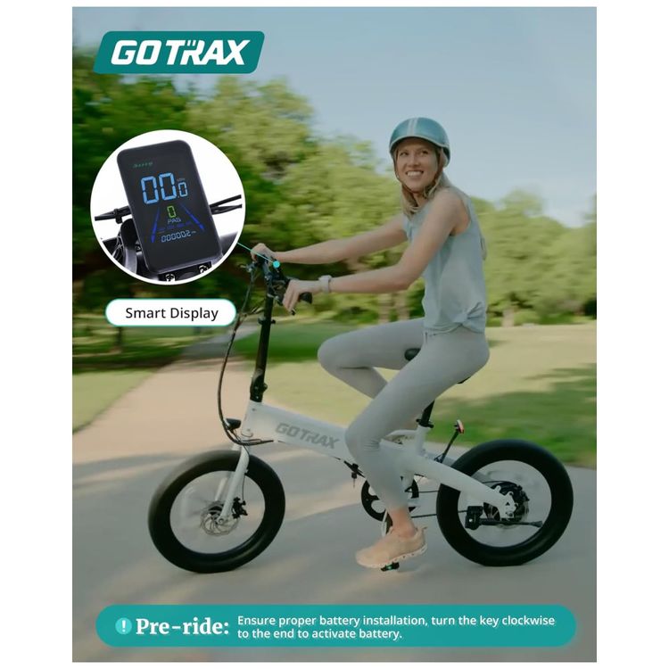 Bicicleta-Eletrica-Dobravel-Gotrax-20--com-40-Milhas-de-Imagem-7