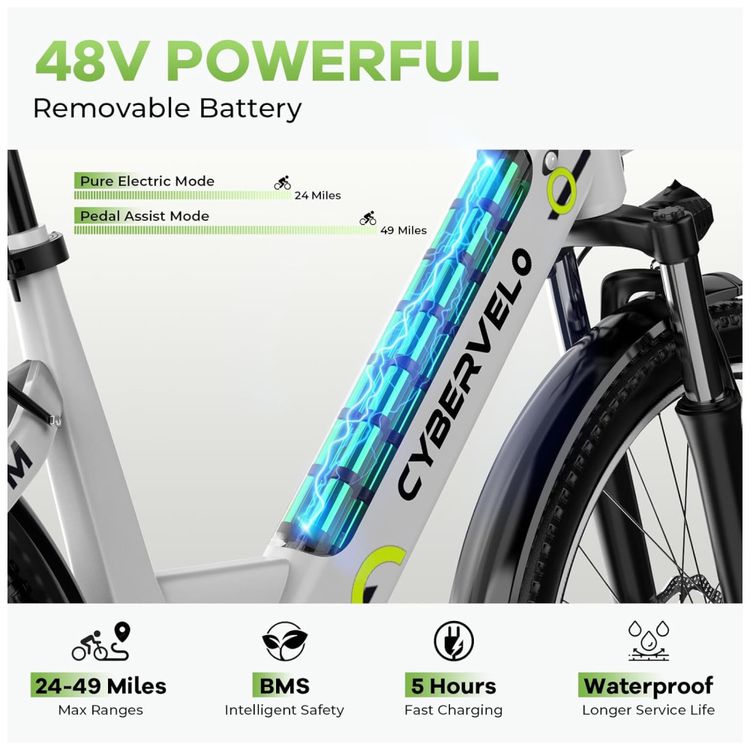 Bicicleta-Eletrica-1000-Peak-para-Adultos-Autonomia-de-ate-Imagem-2