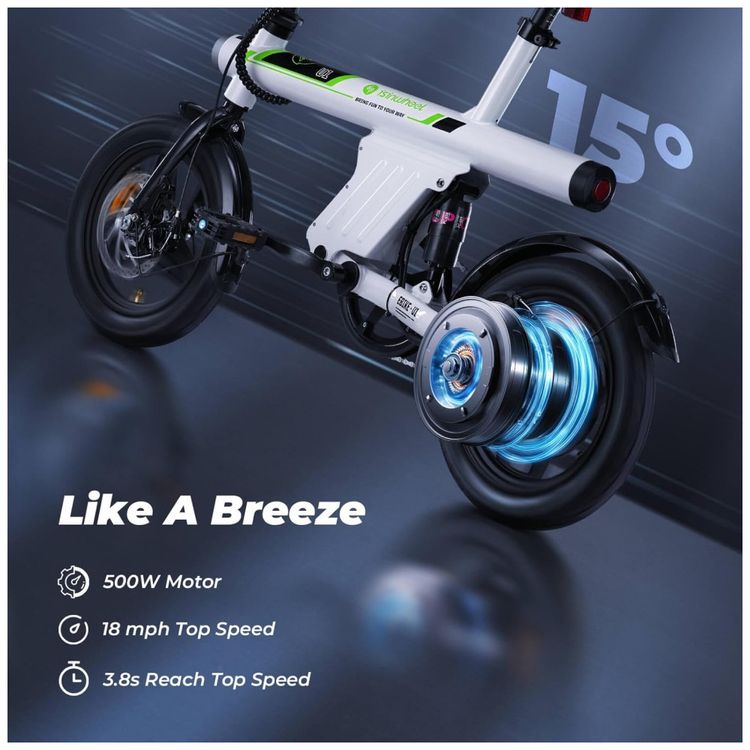 Bicicleta-Eletrica-isinwheel-para-Adultos-com-Cesto-Motor-Imagem-1