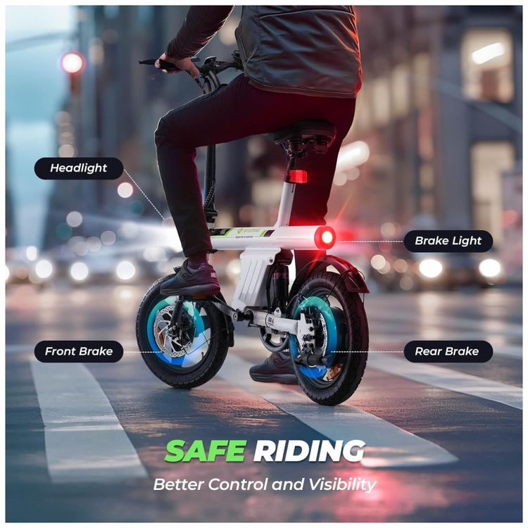 Bicicleta-Eletrica-isinwheel-para-Adultos-com-Cesto-Motor-Imagem-6