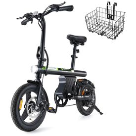 Bicicleta-Eletrica-isinwheel-para-Adultos-com-Cesta-Motor-Imagem-0