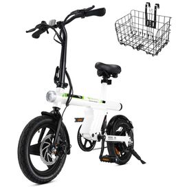 Bicicleta-Eletrica-isinwheel-para-Adultos-com-Cesto-Motor-Imagem-0