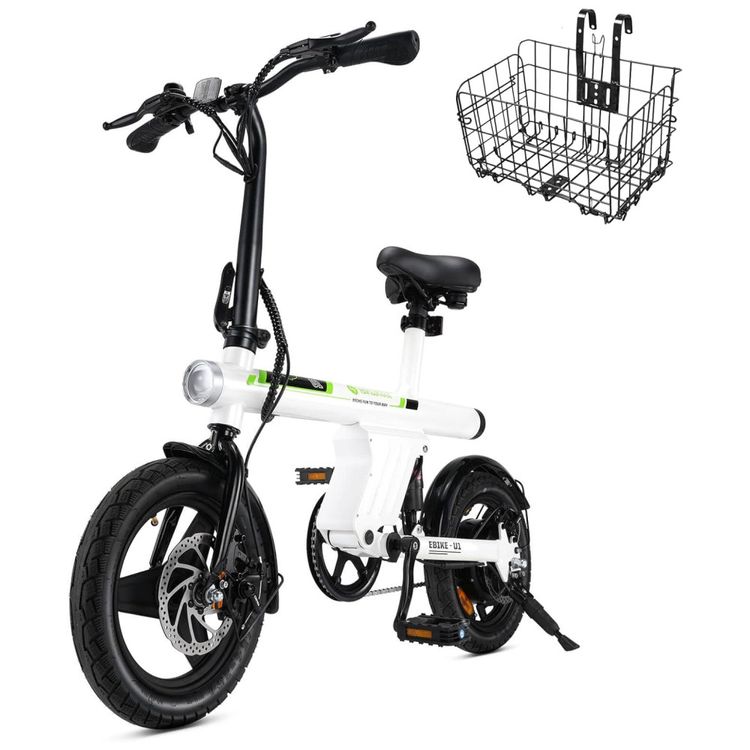 Bicicleta-Eletrica-isinwheel-para-Adultos-com-Cesto-Motor-Imagem-0