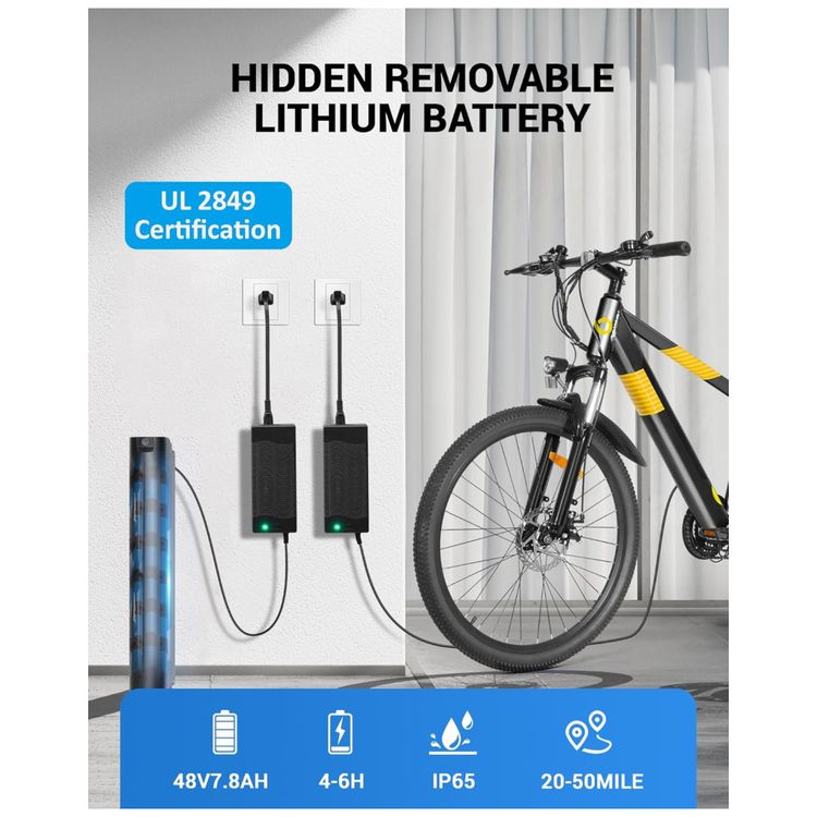 Bicicleta-Eletrica-para-Adultos-MULTIJOY-Bateria-Removivel-Imagem-2