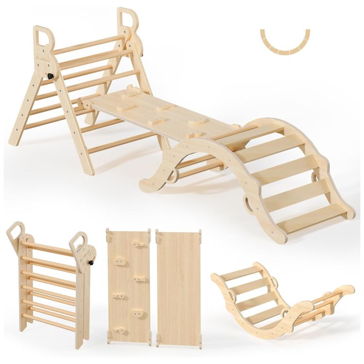 Conjunto-BlueWood-Pikler-Triangle--Brinquedo-de-Escalada-de-Imagem-0