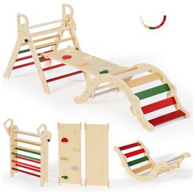 Conjunto-BlueWood-Pikler-Triangle-Brinquedo-de-Escalada-de-Imagem-0