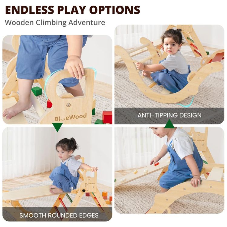Conjunto-BlueWood-Pikler-Triangle-Brinquedo-de-Escalada-de-Imagem-3