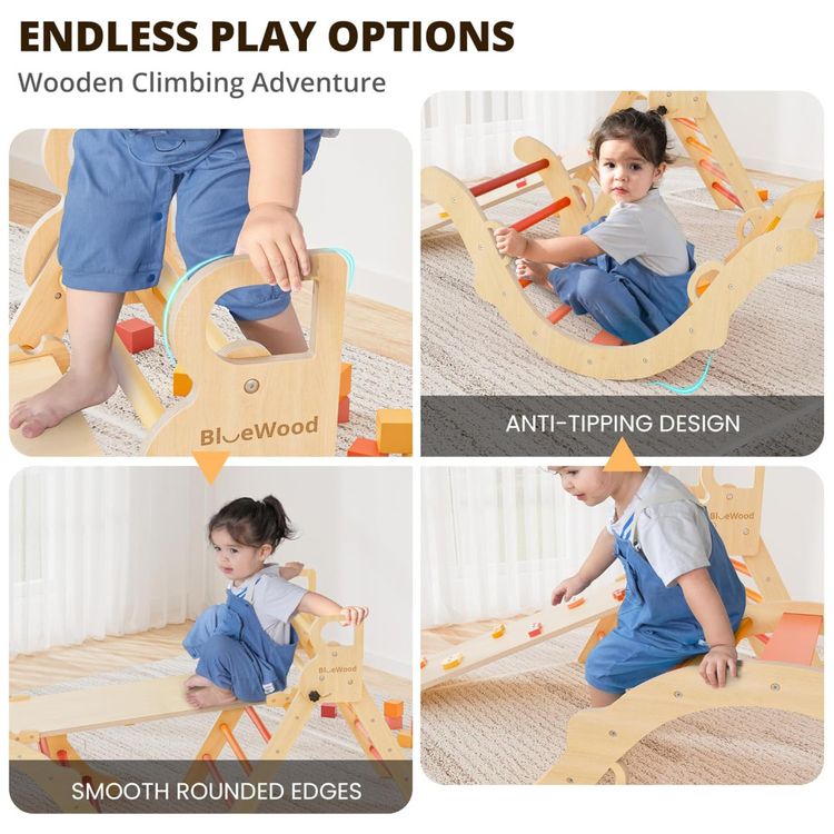 Conjunto-BlueWood-Pikler-Triangle--Brinquedo-de-Escalada-de-Imagem-3