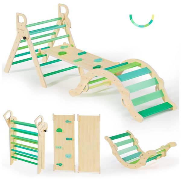 Conjunto-BlueWood-Pikler-Triangle--Brinquedo-de-Escalada-de-Imagem-0