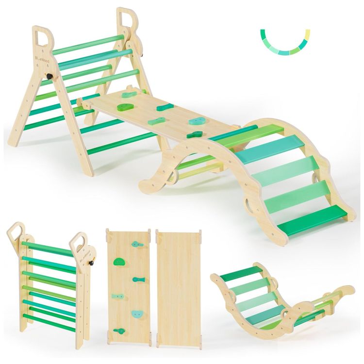 Conjunto-BlueWood-Pikler-Triangle--Brinquedo-de-Escalada-de-Imagem-0