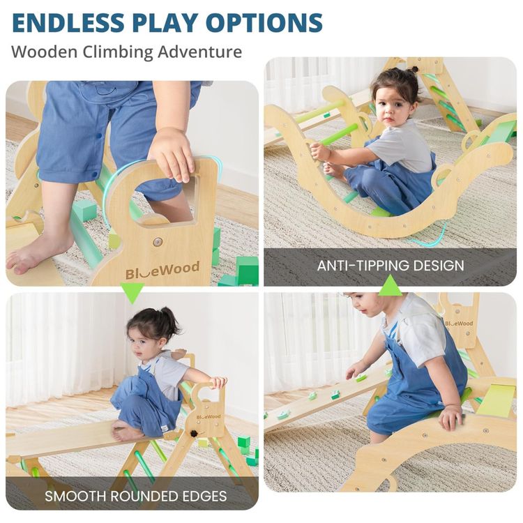Conjunto-BlueWood-Pikler-Triangle--Brinquedo-de-Escalada-de-Imagem-3
