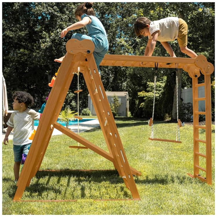 Avenlur-Chestnut--Jungle-Gym-Indoor-e-Outdoor-7-em-1-Imagem-8