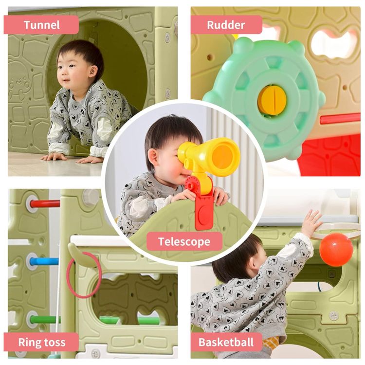 UNICOO-Playground-Indoor-10-em-1-Toboga-Parede-de-Imagem-5