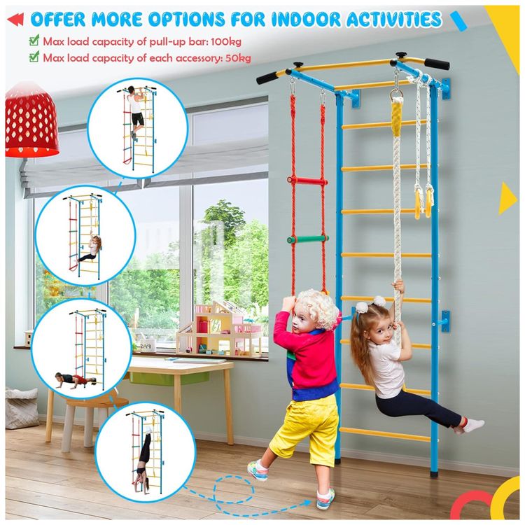 HONEY-JOY-Brinquedo-de-Escalada-para-Criancas-Ginasio-Imagem-3