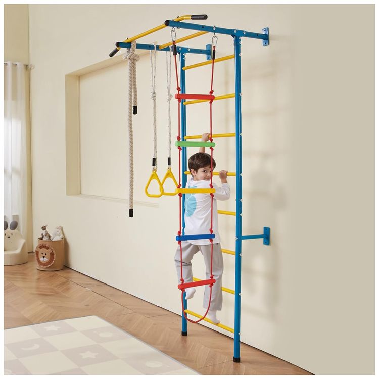 VEVOR-Indoor-Jungle-Gym-para-Criancas-Conjunto-de-Escalada-Imagem-7