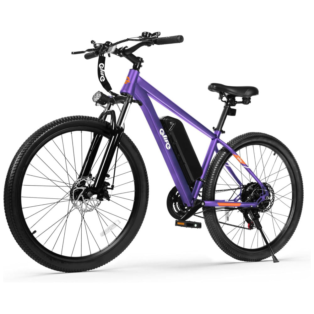 Bicicleta Elétrica Racer para Adultos 21 Marchas Mountain Ebike com Motor Brushless de Pico 1200W, Bateria Removível de 48V10.4Ah, Pneu 27.5X2.1, EMTB