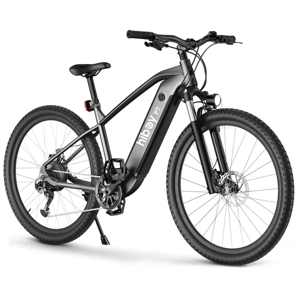 Bicicleta Elétrica Hiboy P7 para Adultos com Motor de Pico de 800W, Velocidade Máxima de 40 km/h, Bateria Removível de 696 WH, Mountain Bike Elétrica