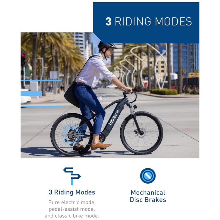 Bicicleta-Eletrica-Hiboy-P7-para-Adultos-com-Motor-de-Pico-Imagem-6