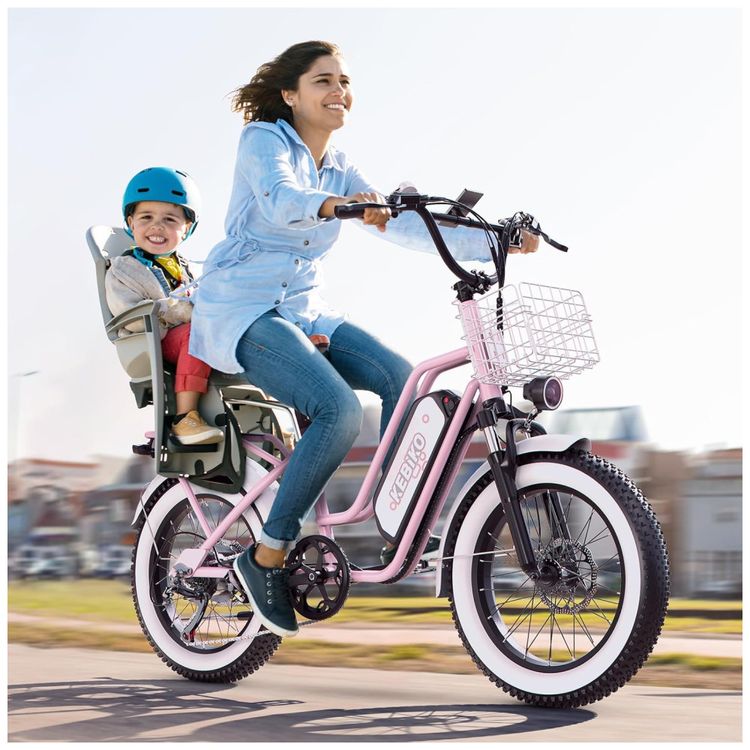 Bicicleta-Eletrica-para-2-Pessoas-Bateria-Removivel-de-48V-Imagem-5
