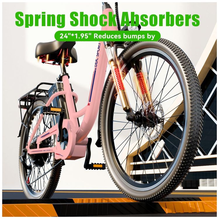 Bicicleta-Eletrica-Cruiser-de-24-Polegadas-E-Bike-para-Imagem-3