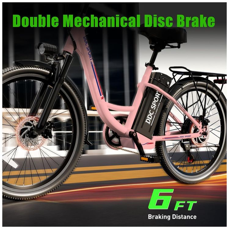 Bicicleta-Eletrica-Cruiser-de-24-Polegadas-E-Bike-para-Imagem-6