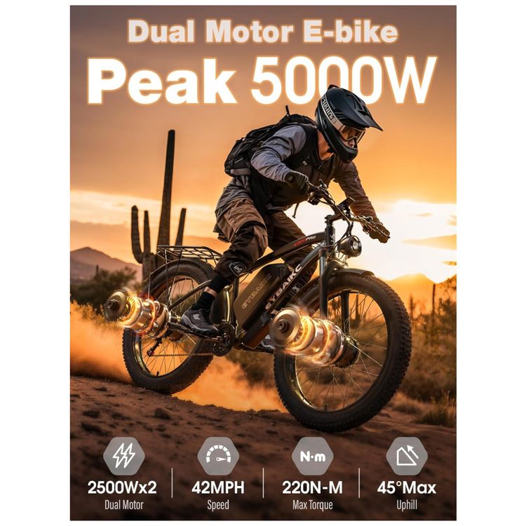 Bicicleta-Eletrica-Dual-Motor-Peak-5000W-para-Adultos-Imagem-1