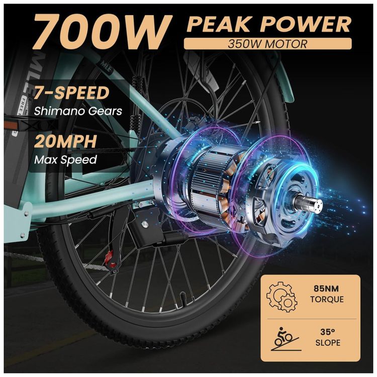 Bicicleta-Eletrica-MOONCOOL-para-Adultos-Potencia-de-Pico-Imagem-1