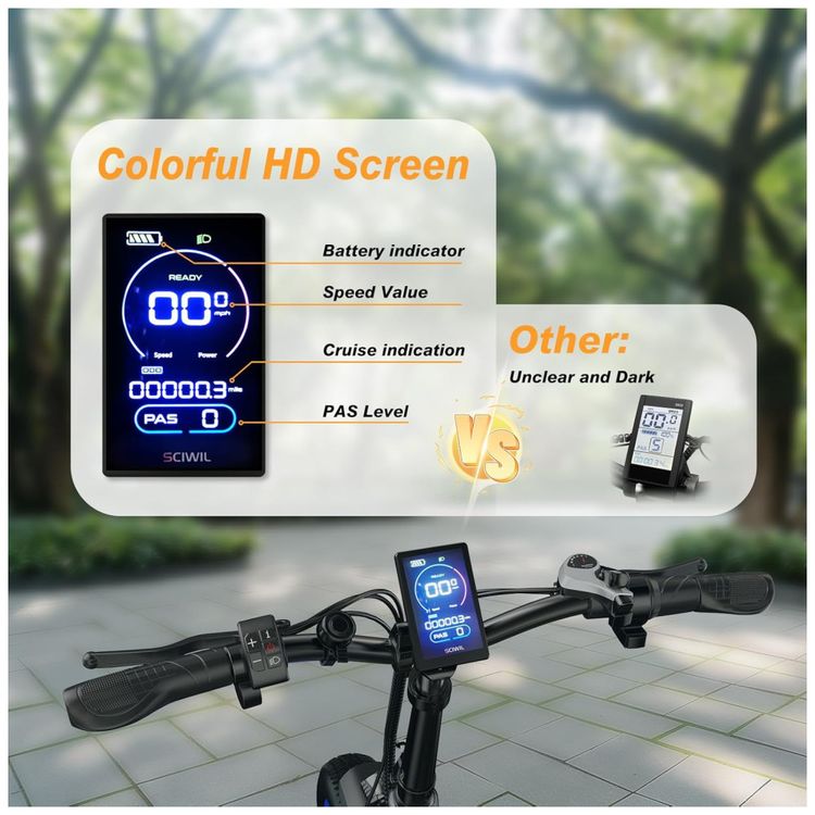 Bicicleta-Eletrica-Dobravel-1000W-Bateria-Removivel-de-48V-Imagem-4