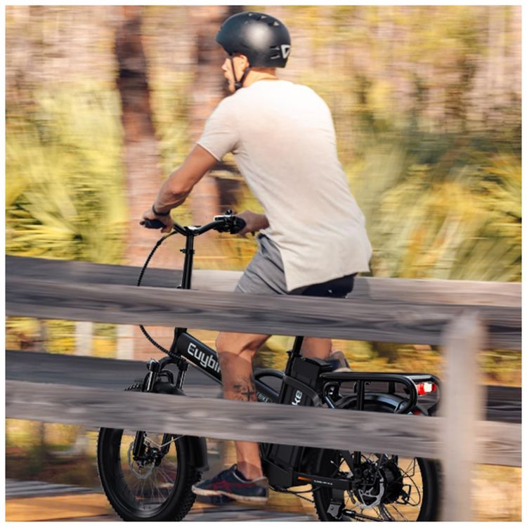 Bicicleta-Eletrica-Dobravel-de-1000W-Bateria-Removivel-de-Imagem-5