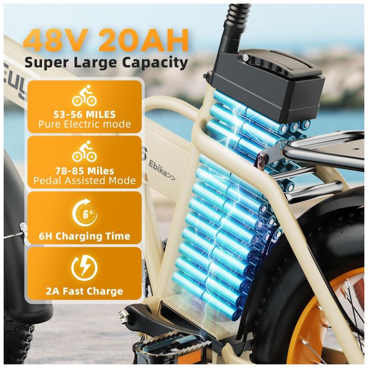 Bicicleta-Eletrica-Dobravel-de-1000W-Bateria-Grande-Imagem-2