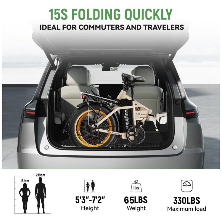 Bicicleta-Eletrica-Dobravel-de-1000W-Bateria-Removivel-de-Imagem-5