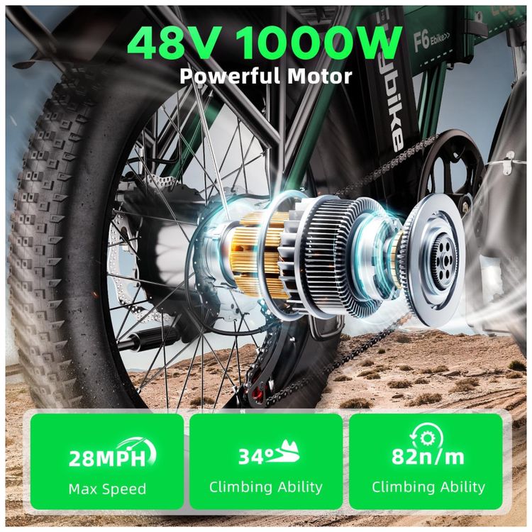 Bicicleta-Eletrica-Dobravel-de-1000W-Bateria-Removivel-de-Imagem-1