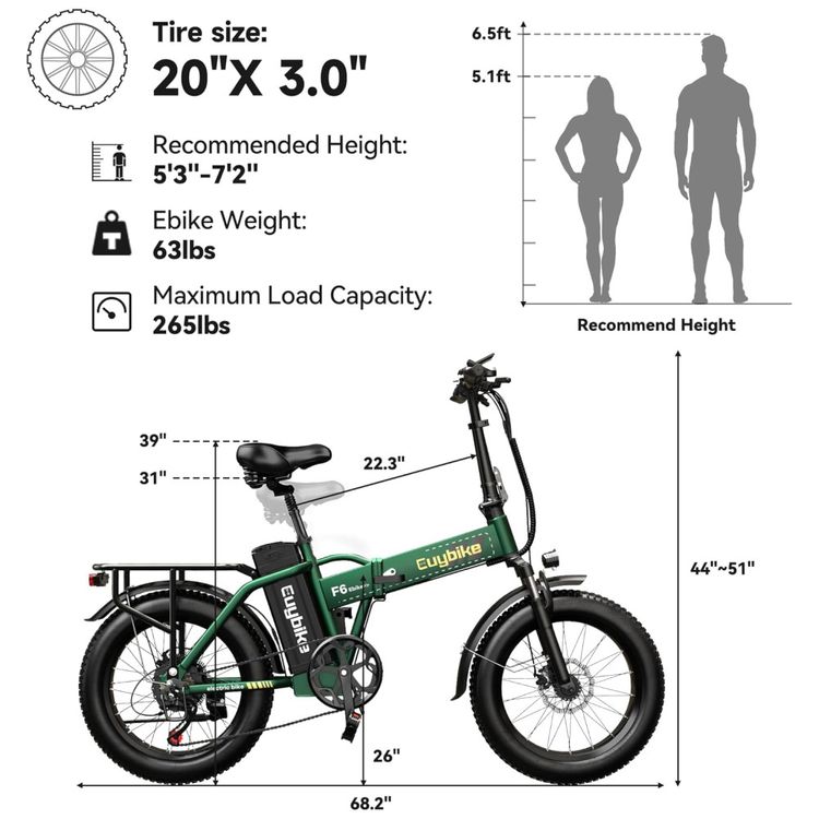 Bicicleta-Eletrica-Dobravel-de-1000W-Bateria-Removivel-de-Imagem-6