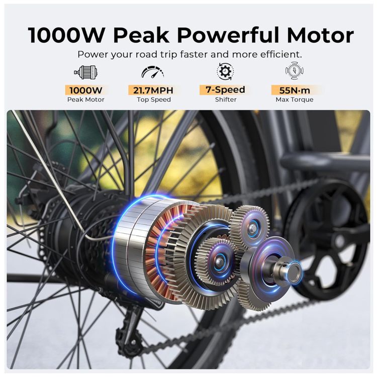 Bicicleta-Eletrica-para-Adultos-Funhang-EBC1-1000W-de-Imagem-1