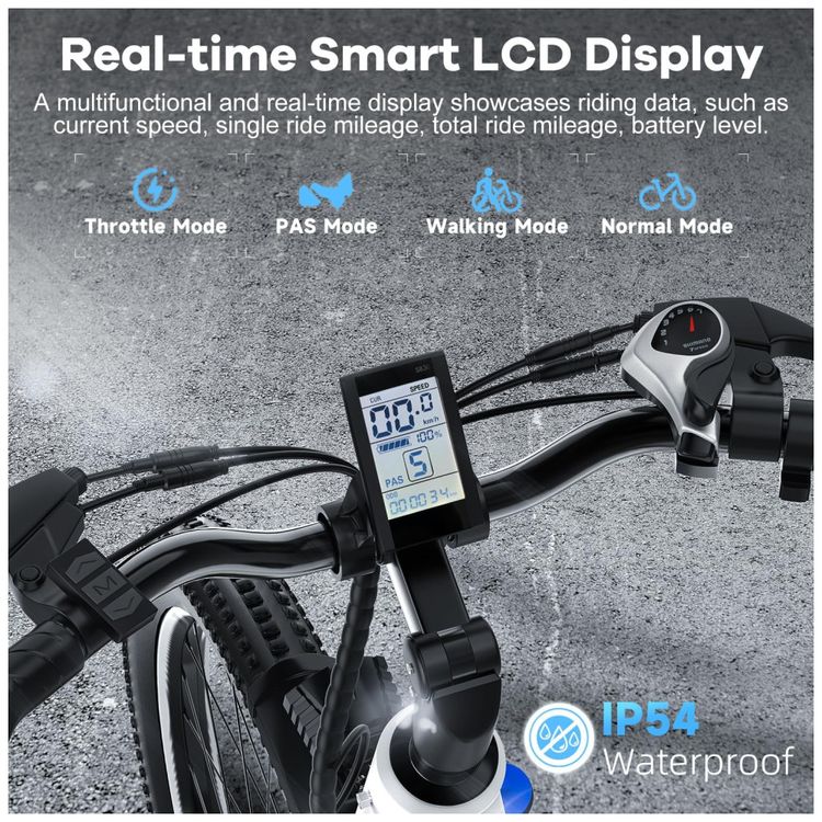 Bicicleta-Eletrica-Cybervelo-1000-Peak-para-Adultos-Imagem-5