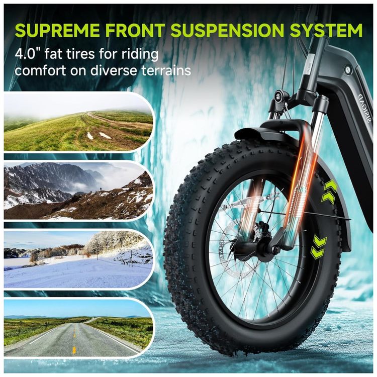Bicicleta-Eletrica-Dobravel-SISIGAD-1500W-Aro-20--x-4.0-Imagem-3
