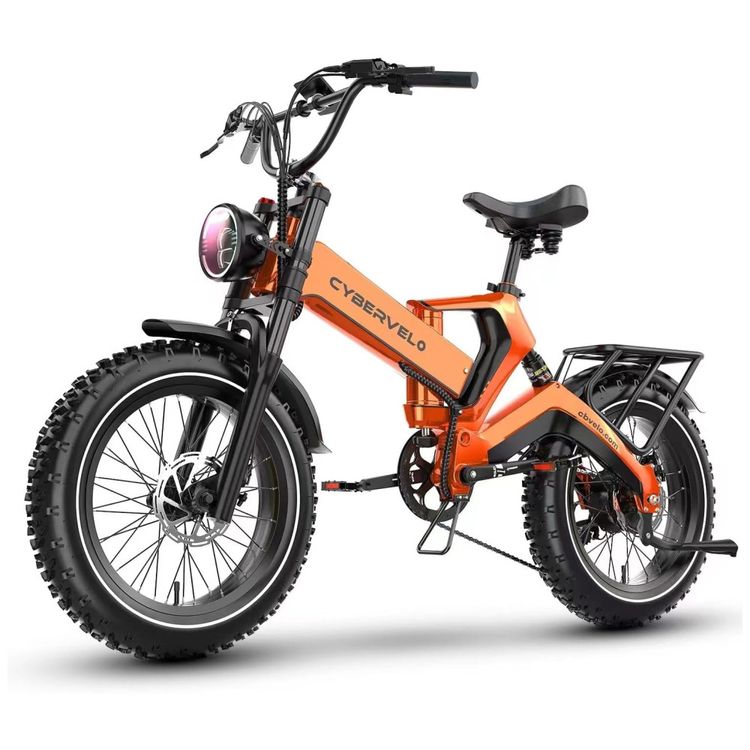 Bicicleta-Eletrica-Dobravel-para-Adultos-Cybervelo-1000W-de-Imagem-0