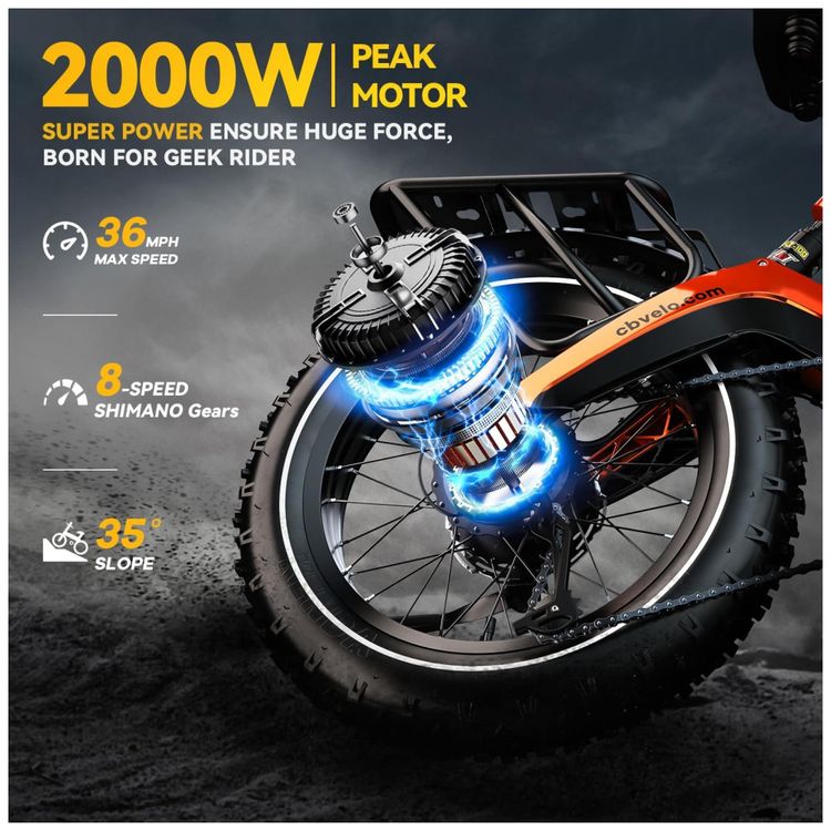Bicicleta-Eletrica-Dobravel-para-Adultos-Cybervelo-1000W-de-Imagem-1
