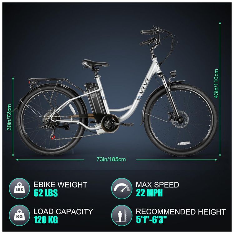 Bicicleta-Eletrica-Vivi-Modelo-Cruiser-26-Polegadas-Imagem-8