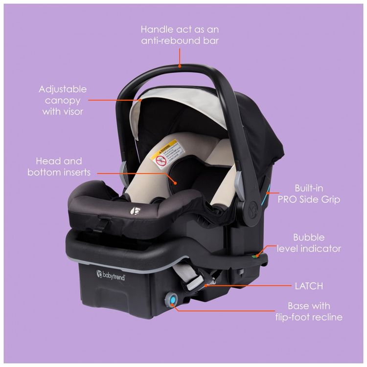 Cadeirinha-de-Bebe-para-Carro-Baby-Trend-EZLift-PRO-Bege-Imagem-1