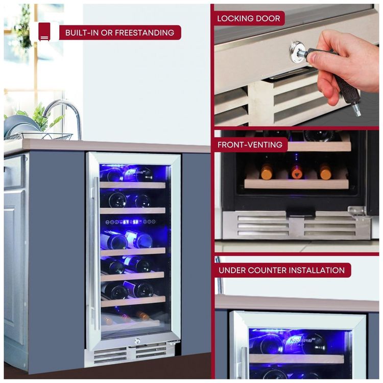 Koolatron-Adega-de-Vinhos-Embutida-Refrigerador-de-Vinhos-Imagem-4