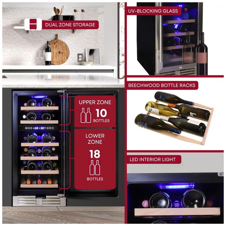 Koolatron-Adega-de-Vinhos-Embutida-Refrigerador-de-Vinhos-Imagem-5