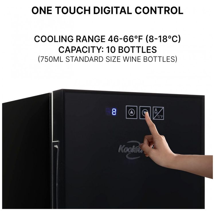Koolatron-Wine-Fridge---Adega-para-Vinhos-com-10-Garrafas-Imagem-3