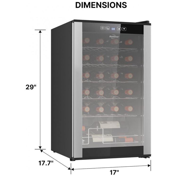 Koolatron-Wine-Fridge-Wine-Cooler-24-Garrafas-para-Imagem-6