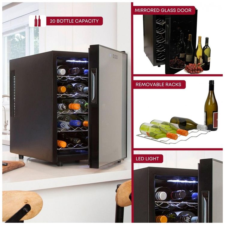 Frigobar-Koolatron-para-Vinhos-Adega-para-20-Garrafas-de-Imagem-4