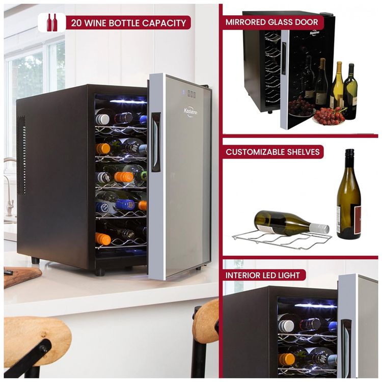 Frigobar-Koolatron-para-Vinhos-Adega-para-20-Garrafas-de-Imagem-5