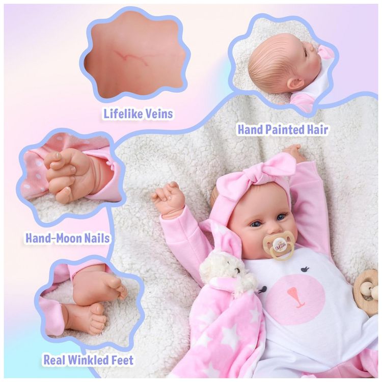 Bonecas-Realistas-BABESIDE-Reborn-508-cm---Bebe-Adoravel-Imagem-1